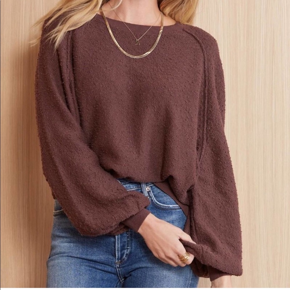 Free People Found My Friend Nubby Sweater